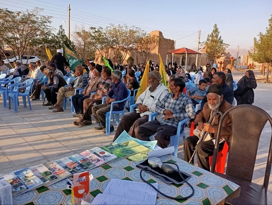 برگزاری همایش تکریم سالمندان در روستای بسطاق 